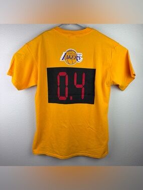 2004 LA Lakers Derek Fisher One Lucky Shot Deserves Another 0.4 Shirt Large